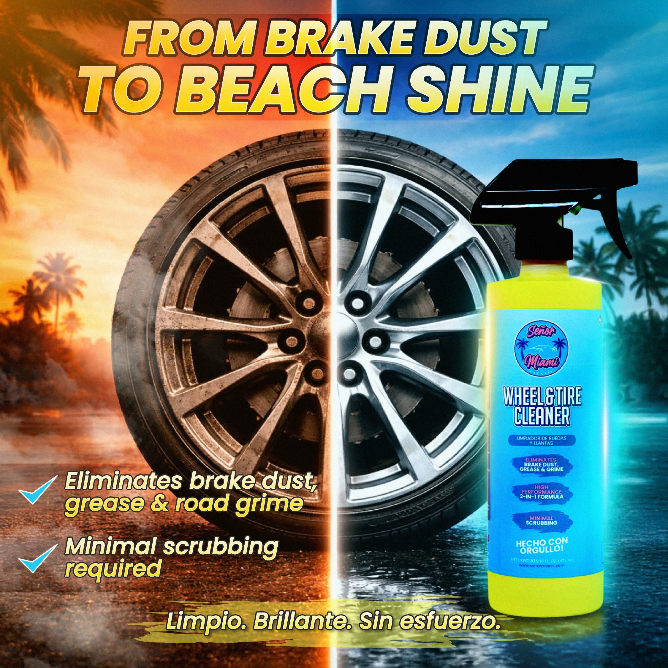 Exterior Wash (2pk bundle) - Ultra Foam Car Soap & Wheel/Tire Cleaner