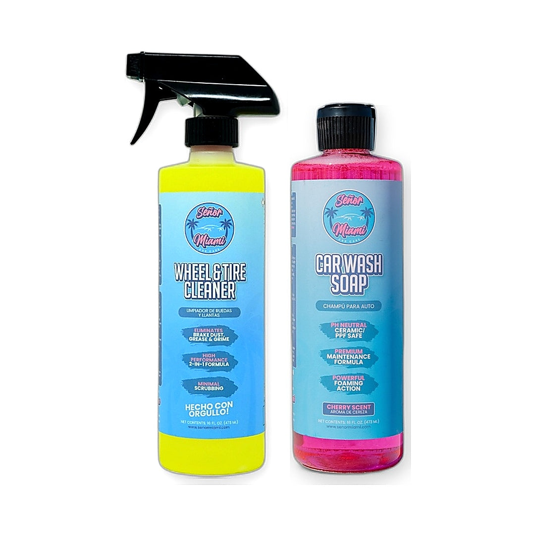 Exterior Wash (2pk bundle) - Ultra Foam Car Soap & Wheel/Tire Cleaner